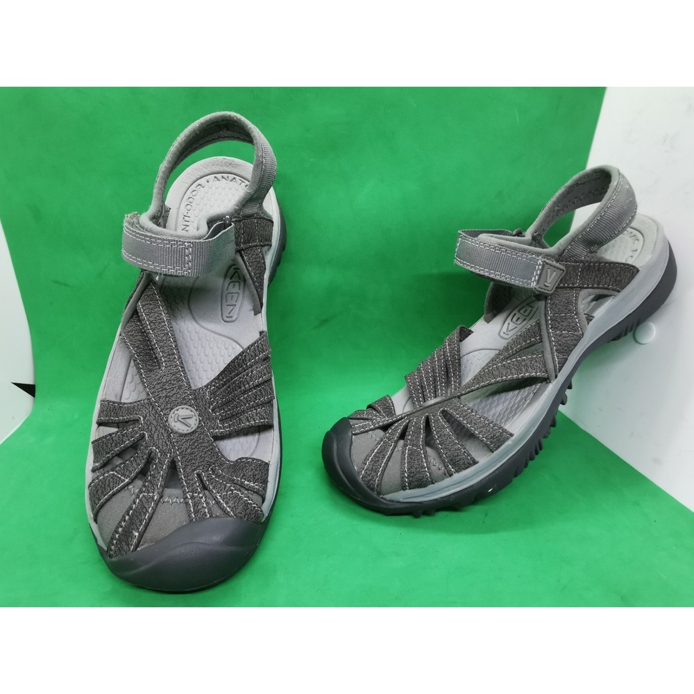 Keen Rose Sandals Women's Size 7 Gray Gargoyle Raven Outdoor Hiking Waterproof